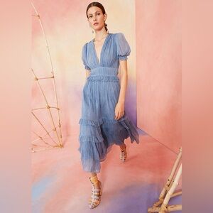 Ulla Johnson Blue Elodie Dress